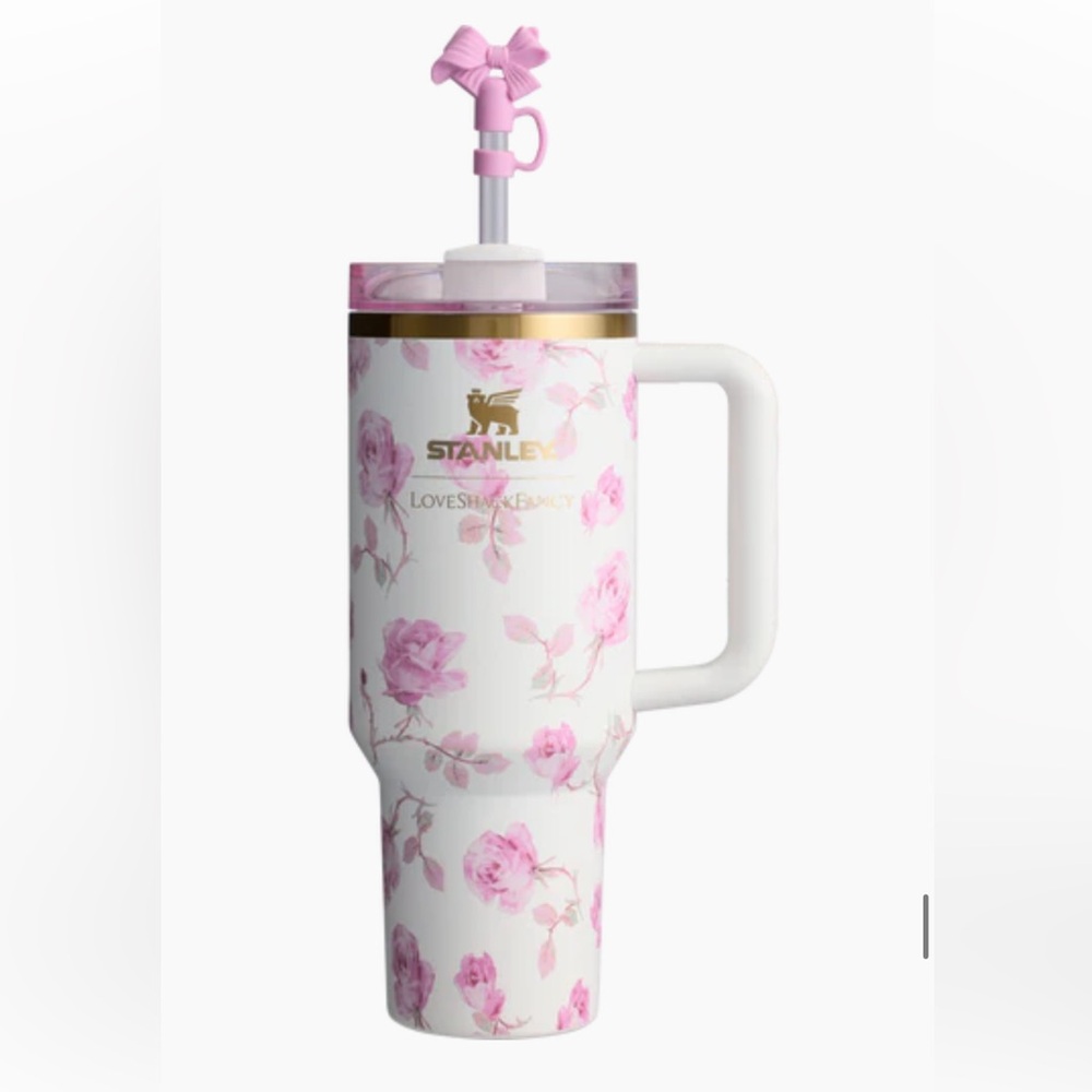 Sealed Stanley Limited Edition x Love Shack Fancy color Ribbon Rosa 40 oz